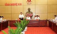Chủ tịch nước Trần Đại Quang làm việc với lãnh đạo tỉnh Nghệ An